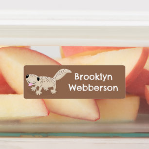 Personlig för tecknad av ruttfläckig tanka klistermärke