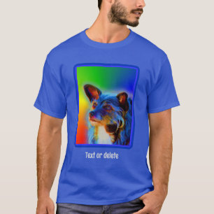 Personlig för terrier Hund Abstrakt Art T Shirt