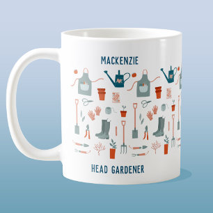 Personlig för trädgårdsmästare kaffemugg