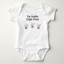 Personlig för Triplet Girls, Gift Idea T Shirt