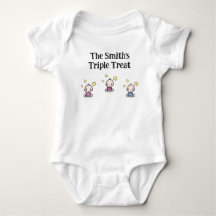 personlig för triplets, triplets-presentidé.