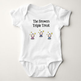 personlig för triplets, triplets-presentidé. t shirt