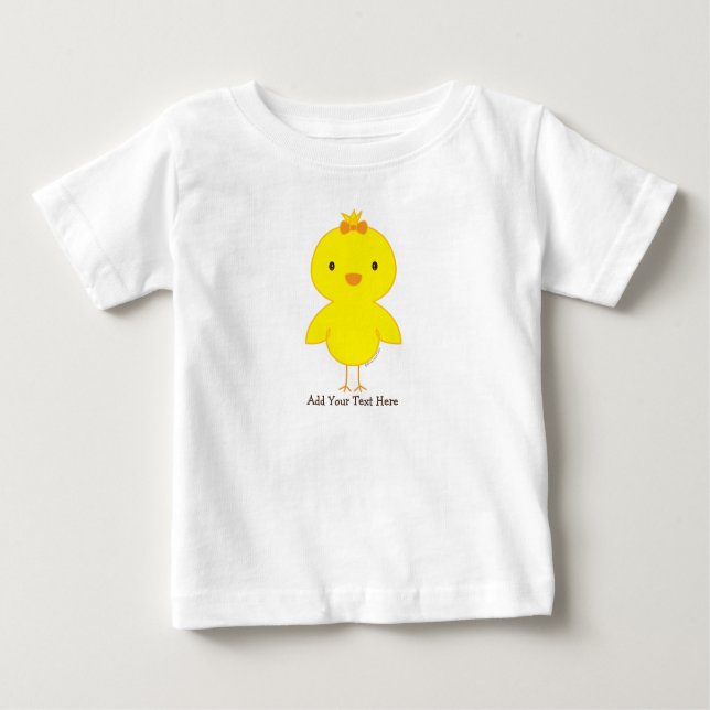 Personlig för tyst Chick T Shirt (Framsida)