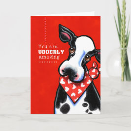 Personlig för Udderly fantastisk älsklingko Helgkort