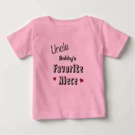 Personlig för Uncle Favorit Brorsdotter Behandla T Shirt