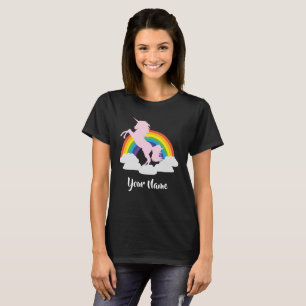 Personlig för Unicornregnbågefantasi T Shirt