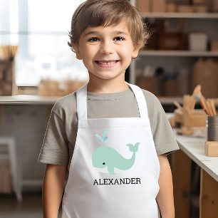 Personlig för val av Cute Mint-Grönt Barnförkläde