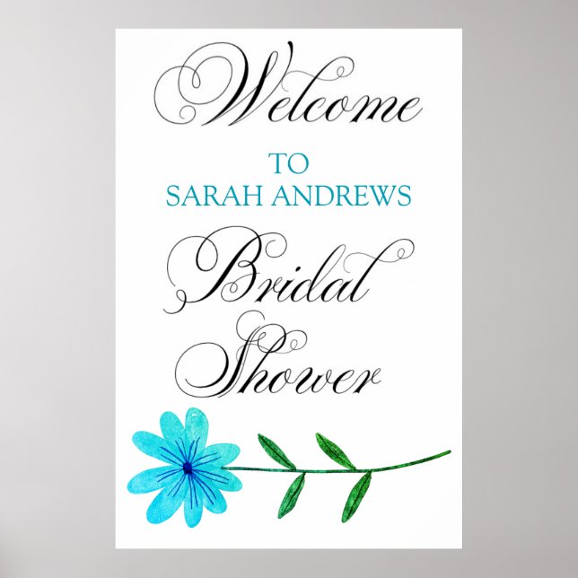 Personlig för välkomstskylt för möhippa poster (Framsidan)