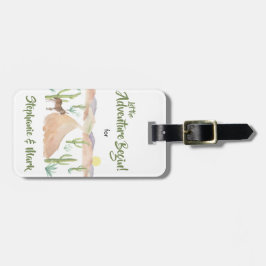 Personlig för vattenfärg i sydvästra Desert Äventy Bagagebricka