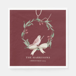 Personlig för vattenfärg Juldag Pappersservett