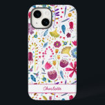 Personlig för vattenfärgsBlommigt<br><div class="desc">En söt och modern vild blomma mönster i i vibrerande färg på vit mark. Ändra namn för att anpassa.</div>