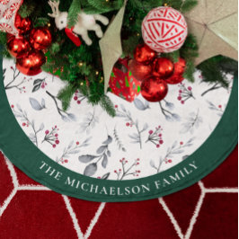 Personlig för vattenfärgsolja, flytande julgransmatta borstad polyester