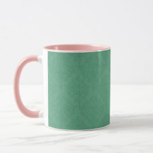 Personlig för vintage-Rosa ros-inmatad dämpare Mugg
