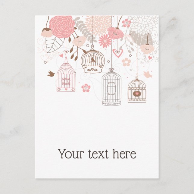 Personlig för viskdjur vykort (Framsida)