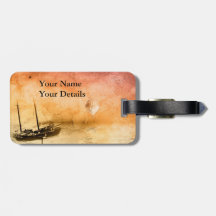 Personlig för voyage Steampunk Luggage Tag