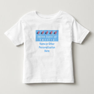 Personlig Förenta staterna Flaggor & Kartor T Shirt