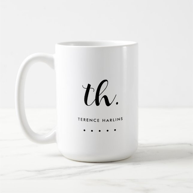 Personlig - företag kaffemugg (Vänster)