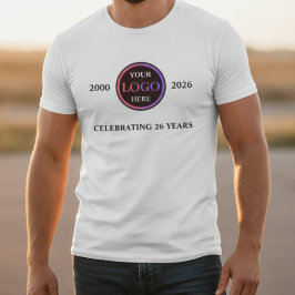 Personlig företagslogofirande t shirt