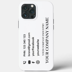 Personlig företagspresentkort iPhone-fodral
