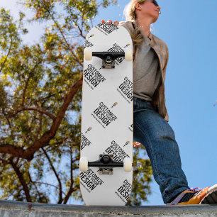 Personlig företagsvarumärkt minimalistisk speciald mini skateboard bräda 18,5 cm