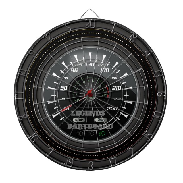 Personlig Förklaringar Dartboard Speedometer Editi Darttavla (Framsidan)