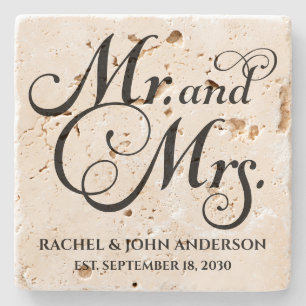 Personlig Förlovning Gift, Marble Stenunderlägg