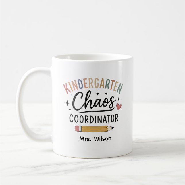 Personlig förskolekaoskoordinator  kaffemugg (Vänster)