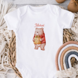 Personlig första Alla hjärtans dags baby body T Shirt