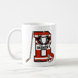 Personlig Första B ishockey Kaffemugg