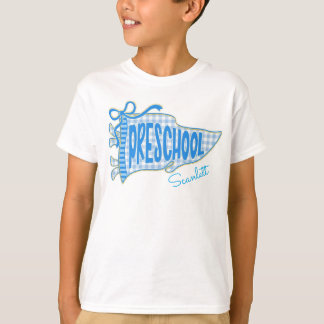 Personlig Första Dag på Förskola Pojke Namn T Shirt