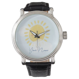 Personlig Första födelsedag Babykläder Solsken Armbandsur