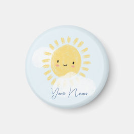 Personlig Första födelsedag Babykläder Solsken Magnet