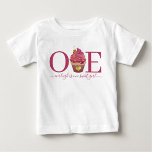 Personlig Första födelsedag Cupaka Baby T-Shirt