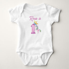Personlig Första födelsedagen Baby T-Shirt