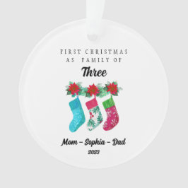 Personlig Första jul som familj tre