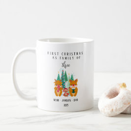 Personlig Första julrenen Kaffemugg