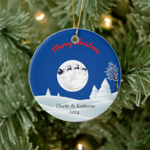 Personlig första jultoma tillsammans ornament