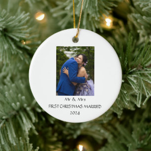 Personlig första jultoma tillsammans ornament