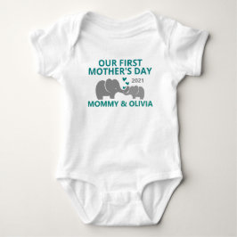 Personlig Första mors dag barnnamn T Shirt