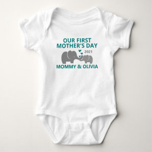Personlig Första mors dag barnnamn T Shirt