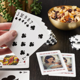 Personlig Första Mors Dag Efter Adoption Casinokort