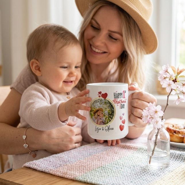 Personlig Första Mors Dag-Mugg Jumbo Mugg (Skapare uppladdad)