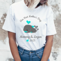 Personlig Första Mors dag T-shirt