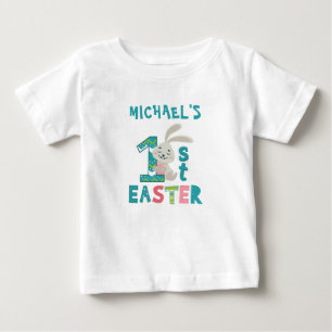 Personlig Första Påskharen 1:a T Shirt