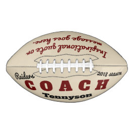 Personlig fotboll för buss - tack