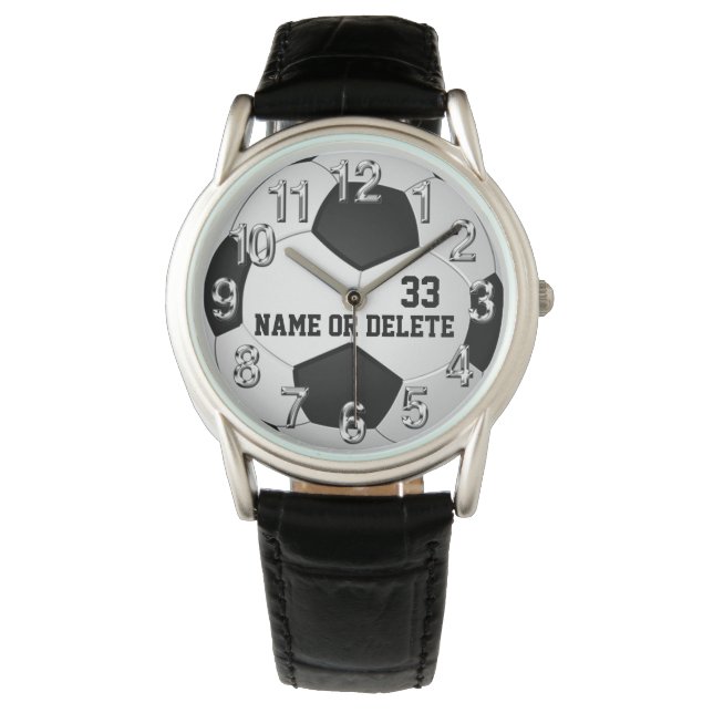 Personlig Fotboll för manar, kvinnor, barn Armbandsur (Framsida)