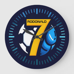 Personlig Fotboll, fotboll 7 Stor Klocka