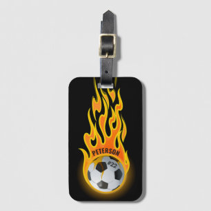 Personlig Fotboll i Flames Team Player Bagagebricka