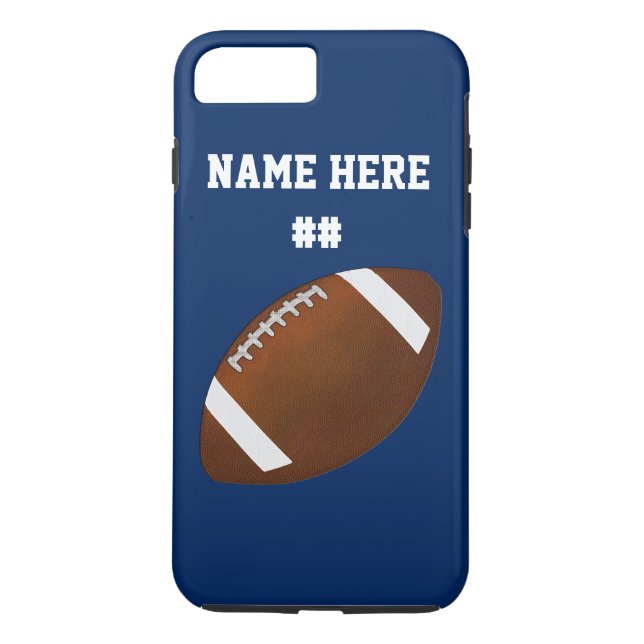 Personlig fotboll iPhone 7 Plus-fodral Case-Mate iPhone Skal (Baksida)