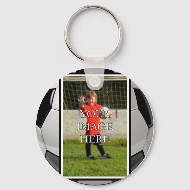 Personlig Fotboll Nyckelring (Framsida)